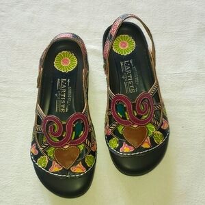 La Artiste by Spring Step Bombay slip in Clog Sz. 39‎ (8) Multiple Colors